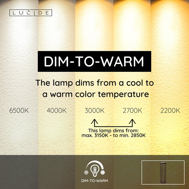 JACKSON - Pedestal lamp - Solar energy - Ø 16 cm - LED Dim to warm - 1x2W 2850K/3150K - IP65 - Day/night sensor - Black - 15812/02/30