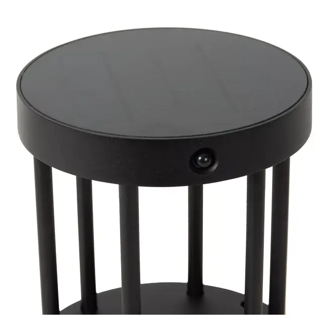 JACKSON - Lampadaire - Énergie solaire - Ø 16 cm - LED Dim to warm - 1x2W 2850K/3150K - IP54 - Capteur jour/nuit - Noir - 15811/02/30