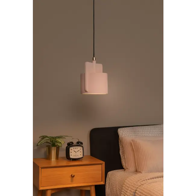 NINJA - Hanglamp - Ø 16 cm - 1xE27 - Roze - 44415/16/66