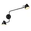 MILNE - Wall lamp - LED Dimb. - 2x8W 2700K - Black - 44216/12/30