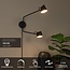 MILNE - Wall lamp - LED Dimb. - 2x8W 2700K - Black - 44216/12/30