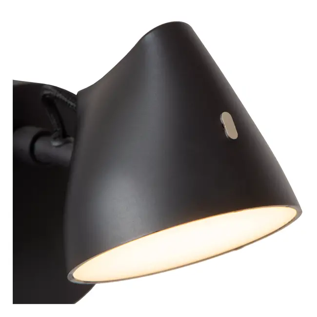MILNE - Wall lamp - LED Dimb. - 1x8W 2700K - Black - 44216/08/30