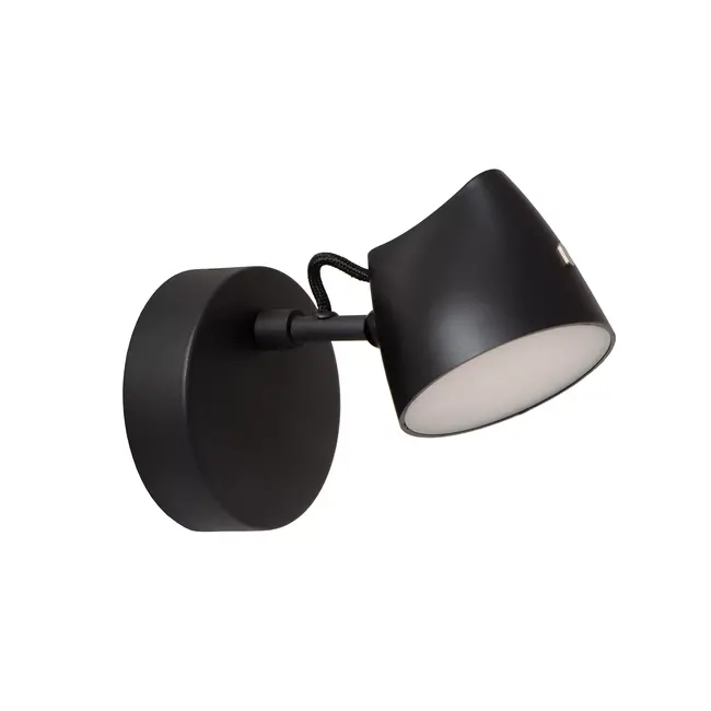 MILNE - Wandlamp - LED Dimb. - 1x8W 2700K - Zwart - 44216/08/30