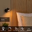 MILNE - Applique - LED Dimb. - 1x8W 2700K - Noir - 44216/08/30