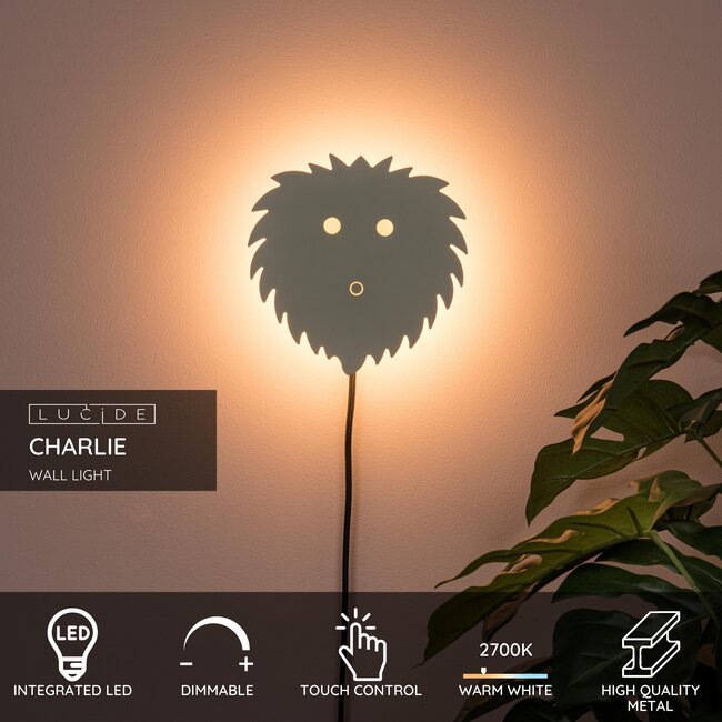 CHARLIE - Applique Chambre d'enfant - LED Dimb. - 1x7W 2700K - Beige - 44204/08/38
