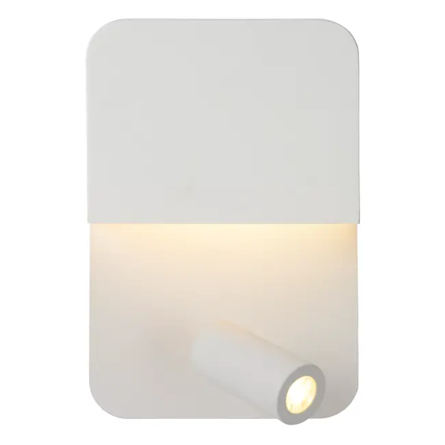 BOXER - Lampe de chevet / Applique - LED - 3000K - Avec prise USB - Blanc - 79200/08/31