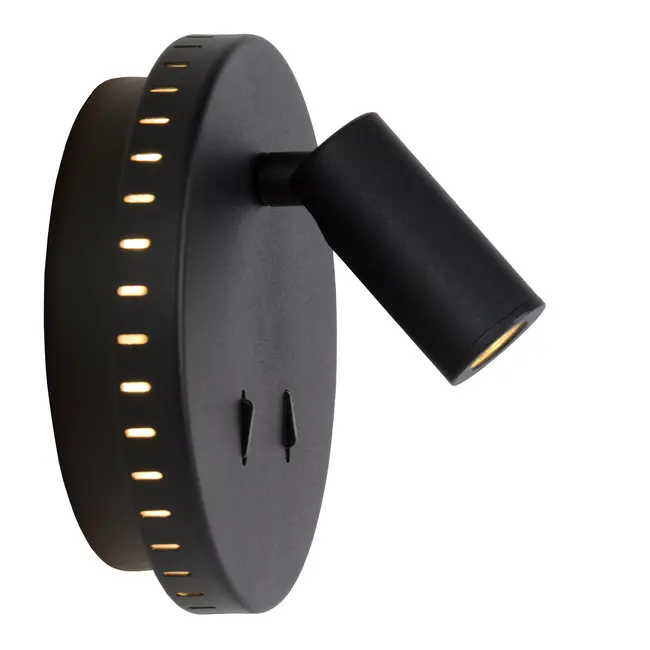 BENTJER - Bedside lamp / Wall lamp - Ø 14 cm - LED - 3000K - Black - 79201/09/30