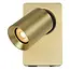 NIGEL - Lampe de chevet / Applique - LED Dim to warm - GU10 - 1x5W 2200K/3000K - Avec prise USB - Or mat / Laiton - 09929/06/02