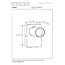 NIGEL - Lampe de chevet / Applique - LED Dim to warm - GU10 - 1x5W 2200K/3000K - Avec prise USB - Or mat / Laiton - 09929/06/02