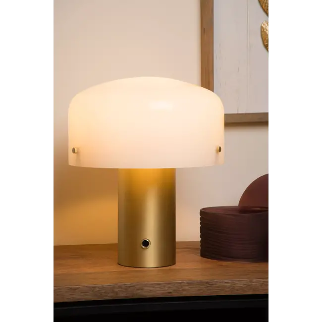 TIMON - Lampe de table - 1xE27 - Or mat / Laiton - 05539/01/02