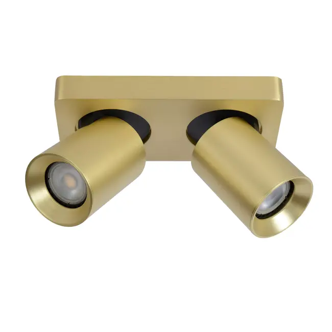 NIGEL - Ceiling spotlight - LED Dim to warm - GU10 - 2x5W 2200K/3000K - Matt Gold / Brass - 09929/10/02