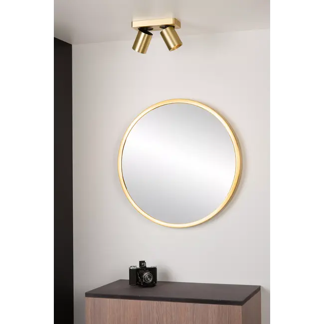 NIGEL - Spot de plafond - LED Dim to warm - GU10 - 2x5W 2200K/3000K - Or mat / Laiton - 09929/10/02