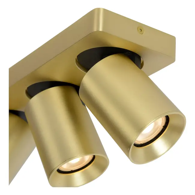 NIGEL - Ceiling spotlight - LED Dim to warm - GU10 - 3x5W 2200K/3000K - Matt Gold / Brass - 09929/15/02