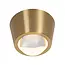 RIGON - Plafonnier - Ø 9 cm - LED - 1x7W 3000K - Or Mat / Laiton - 04116/06/02