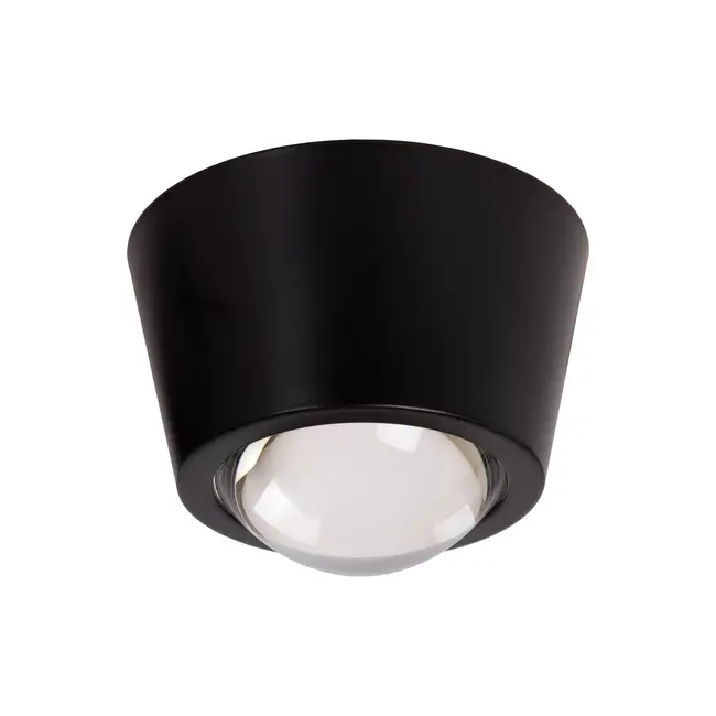 RIGON - Plafonnier - Ø 9 cm - LED - 1x6W 3000K - Noir - 04116/06/30