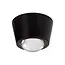 RIGON - Plafonnier - Ø 9 cm - LED - 1x6W 3000K - Noir - 04116/06/30