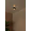 RIGON - Plafonnier - Ø 9 cm - LED - 1x6W 3000K - Noir - 04116/06/30