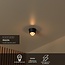 RIGON - Plafonnier - Ø 9 cm - LED - 1x6W 3000K - Noir - 04116/06/30