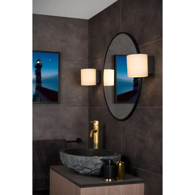 JELTE - Wall lamp Bathroom - 1xG9 - IP44 - Black - 04203/01/30