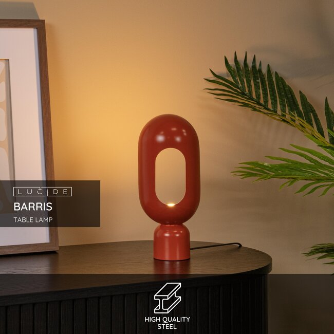BARRIS - Lampe de table - 1xE27 - Terre cuite - 05549/01/55