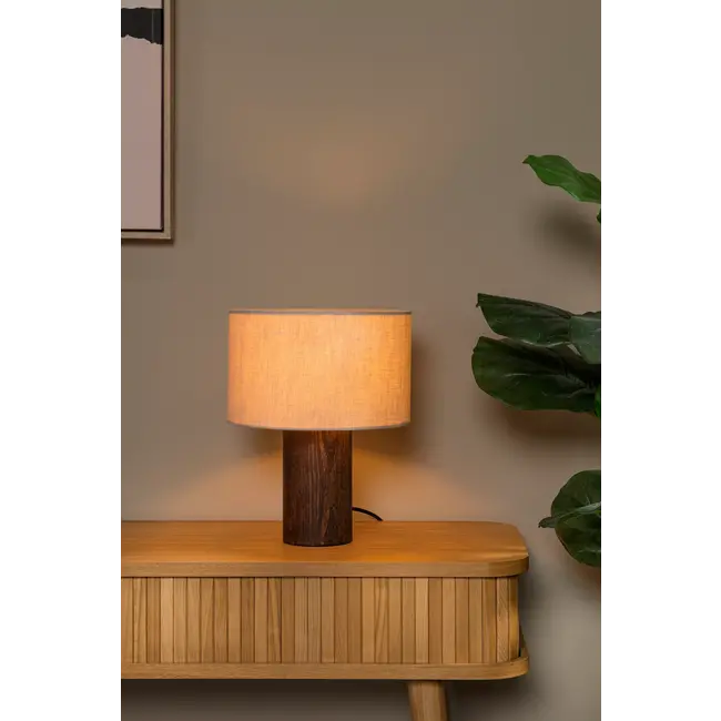 TACHINA - Lampe de table - 1xE27 - Naturel - 06526/81/70