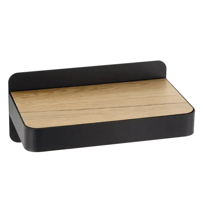 ATKIN - Lampe de chevet / Applique mural - LED - 1x6W 3000K - Point de rechargement USB - Noir - 77280/05/30