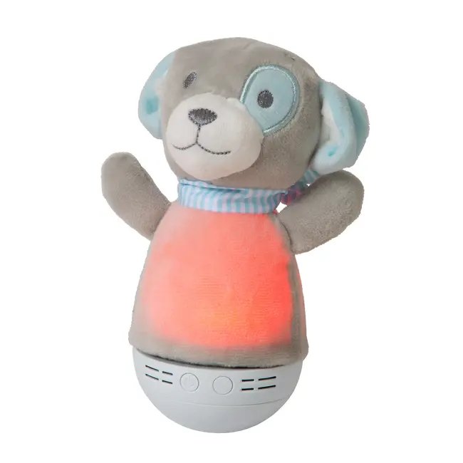 DOLLY - Table lamp Children's room - Batteries - LED - 1x3W 2700K - With music function - Gray - 77500/01/36