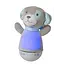 DOLLY - Lampe de table Chambre d'enfant - Piles - LED - 1x3W 2700K - Avec fonction musicale - Gris - 77500/01/36