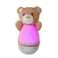 DOLLY - Lampe de table Chambre d'enfant - Piles - LED - 1x3W 2700K - Avec fonction musicale - Marron - 77500/01/43