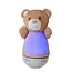 DOLLY - Lampe de table Chambre d'enfant - Piles - LED - 1x3W 2700K - Avec fonction musicale - Marron - 77500/01/43