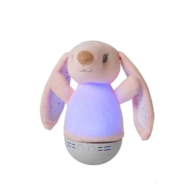 DOLLY - Lampe de table Chambre d'enfant - Piles - LED - 1x3W 2700K - Avec fonction musicale - Rose - 77500/01/66