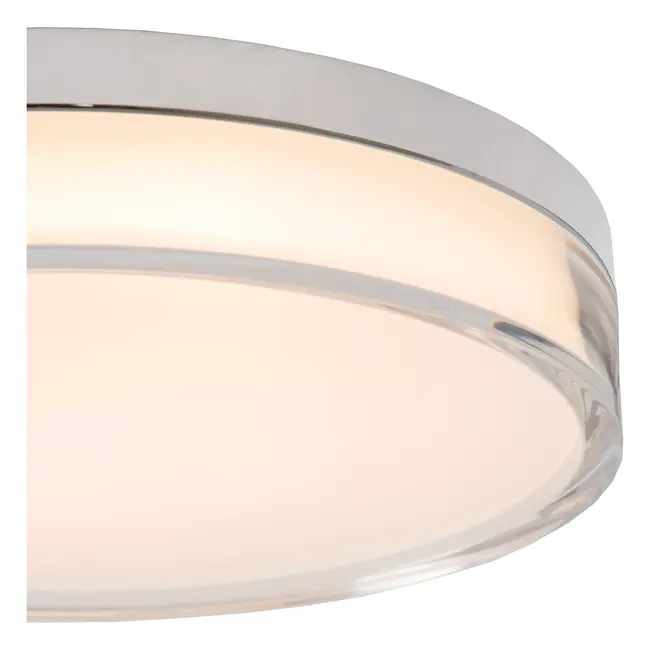 PLANO - Plafonnier de salle de bain - Ø 28 cm - LED à intensité variable - CCT - 1x16 W 2700 K/4000 K - IP44 - Opale - 78151/18/61
