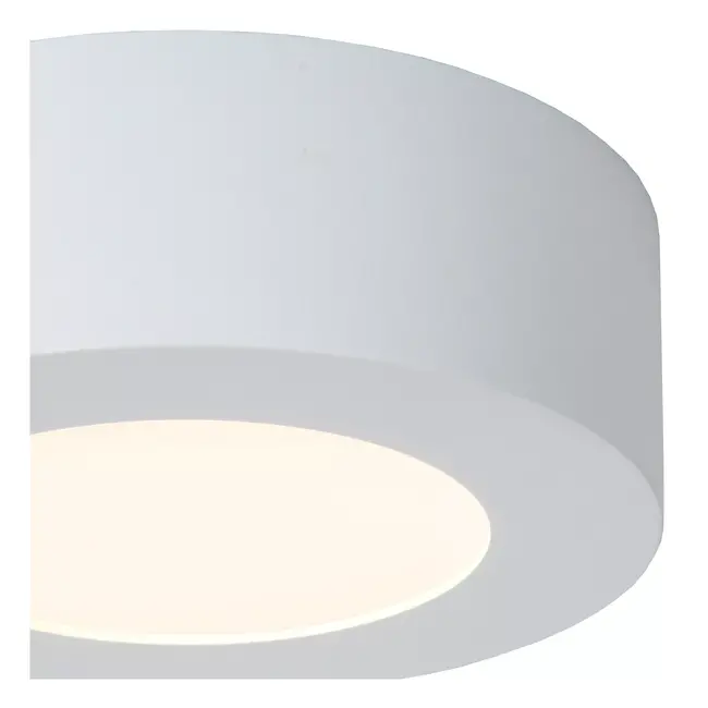 BRICE-LED - Bathroom Ceiling Light - Ø 11.7 cm - LED Dim. - 1x8W 3000K - IP44 - White - 28116/11/31