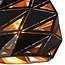 MALUNGA - Pendant lamp - Ø 25 cm - 1xE27 - Black - 21415/25/30