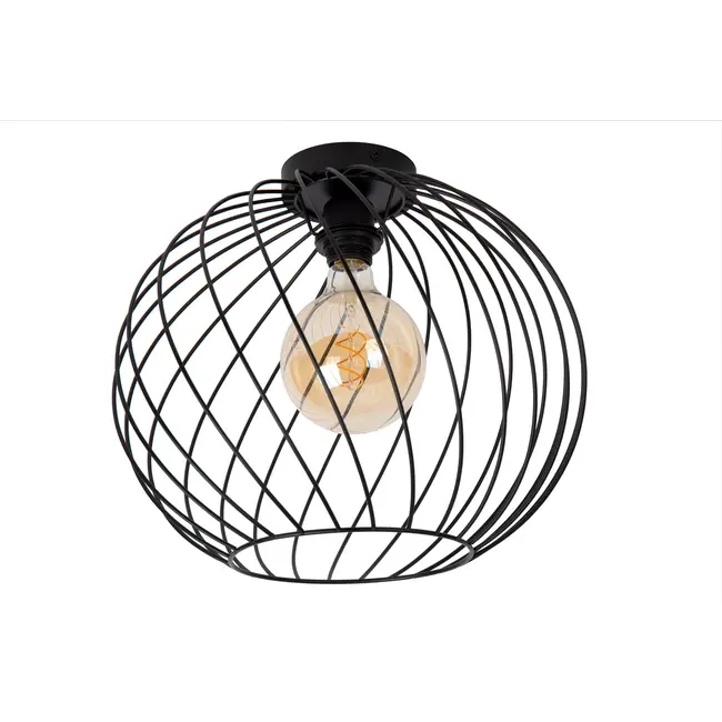 DANZA - Ceiling lamp - Ø 40 cm - 1xE27 - Black - 21128/40/30