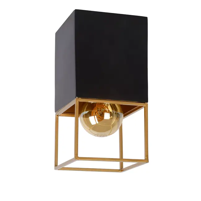 RIXT - Plafonnier - 1xE27 - Noir - 21120/01/30