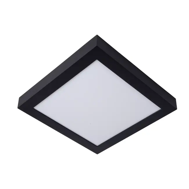 BRICE-LED - Plafonnier de salle de bain - LED dimmable - 1x30W 3000K - IP44 - Noir - 28117/30/30