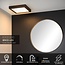 BRICE-LED - Plafonnier de salle de bain - LED dimmable - 1x30W 3000K - IP44 - Noir - 28117/30/30