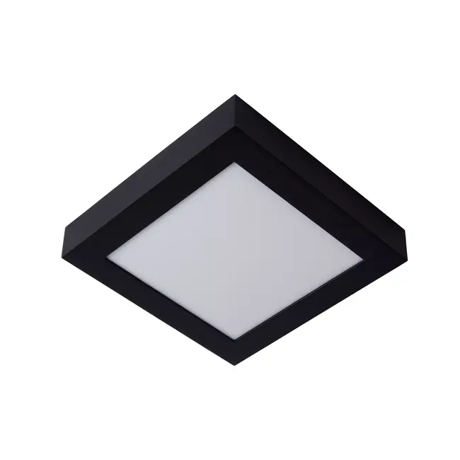 BRICE-LED - Plafonnier de salle de bain - LED à intensité variable - 1x22W 3000K - IP44 - Noir - 28117/22/30