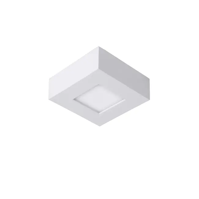 BRICE-LED - Bathroom Ceiling Light - LED Dimmable - 1x8W 3000K - IP44 - White - 28117/11/31