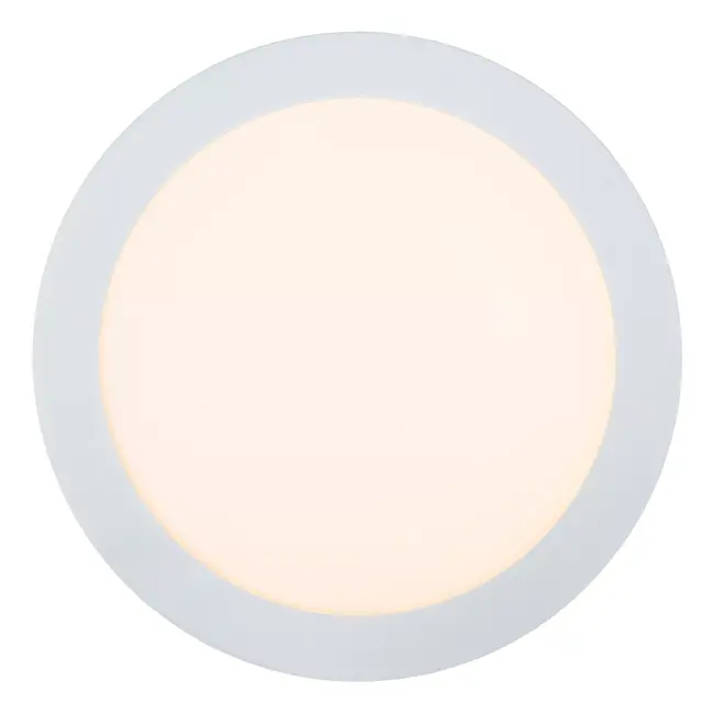 BRICE-LED - Plafonnier de salle de bain - Ø 24 cm - LED Dim. - 1x15W 3000K - IP44 - Blanc - 28116/24/31