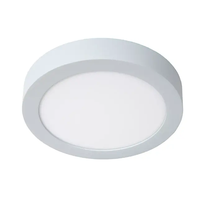 BRICE-LED - Plafonnière Badkamer - Ø 24 cm - LED Dimb. - 1x15W 3000K - IP44 - Wit - 28116/24/31