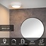 BRICE-LED - Plafonnière Badkamer - Ø 24 cm - LED Dimb. - 1x15W 3000K - IP44 - Wit - 28116/24/31