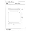 OTIS - Plafonnier - LED - 1x42W 3000K - Opale - 79198/42/61