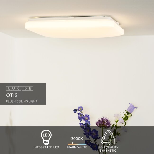 OTIS - Ceiling light - LED - 1x42W 3000K - Opal - 79198/42/61