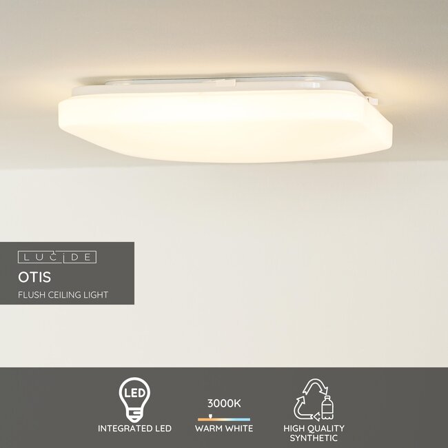 OTIS - Ceiling light - LED - 1x32W 3000K - Opal - 79198/32/61