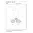 BINA - Pendant lamp - Ø 40 cm - 3xE27 - White - 13451/03/31