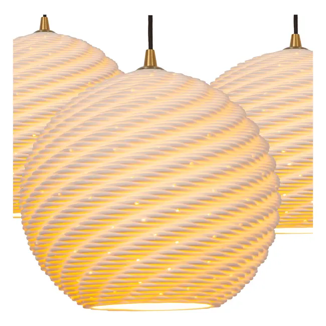 BINA - Hanglamp - Ø 40 cm - 3xE27 - Wit - 13451/03/31