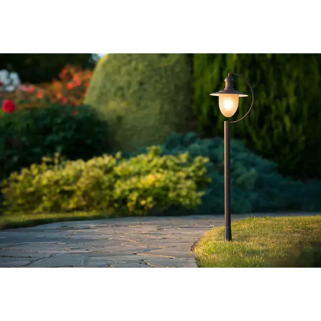 ARUBA - Lamp post - Ø 25 cm - 1xE27 - IP44 - Rust Brown - 11873/01/97