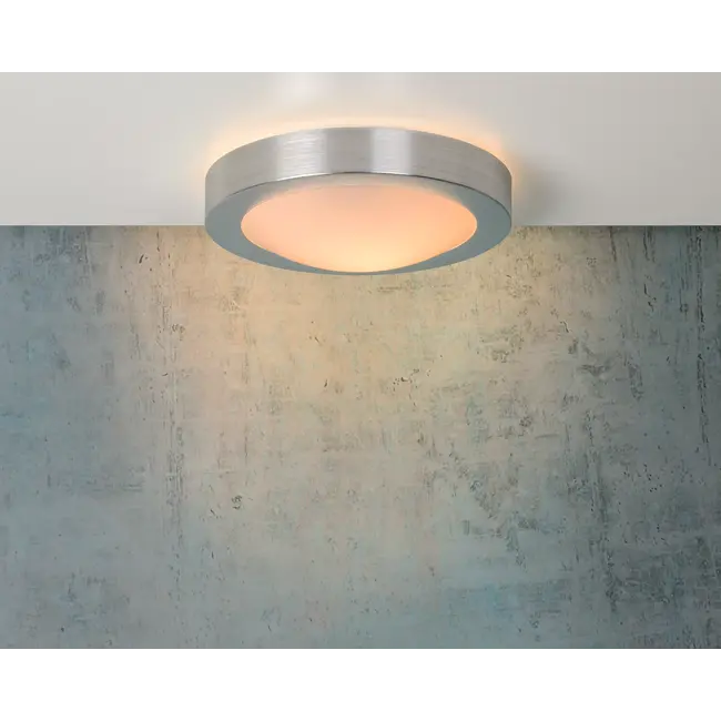 FRESH - Bathroom ceiling lamp - Ø 27 cm - 1xE27 - IP44 - Matt chrome - 79158/01/12